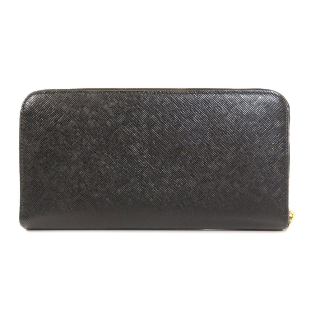 Prada Long Leather Motif Wallet